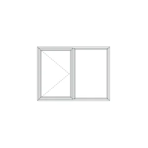 Aluminium Side Hung Window 1190 x 890 Alu28 Series (SH12/9)