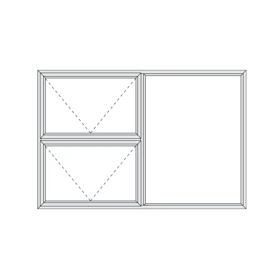 Aluminium Top Hung Window - 1790 x 1190 Alu28 Series