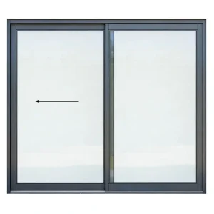 2400mm Aluminium Sliding Door – 2 Panel – Full Pane