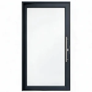 full pane aluminium entrance door 1200 wide