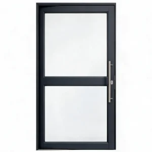 two pane aluminium entrance door 1200 wide