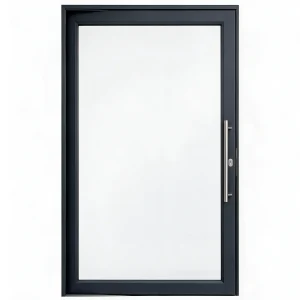 full pane aluminium entrance door 1500 wide