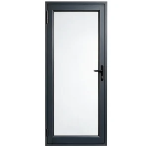 Full Pane Aluminium Single Door – 900mm Wide