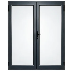 full pane aluminium double door 1800 wide