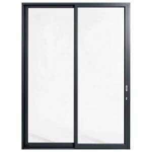 Palace 2-panel aluminium sliding door, 2000 x 2700 mm, with flush pull handles
