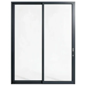 Palace 2-panel aluminium sliding door, 2100 x 2700 mm, with flush pull handles